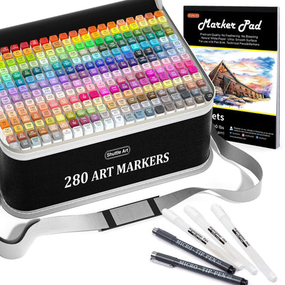 280er Alkohol Marker Set – Doppelseitig & Vielseitig