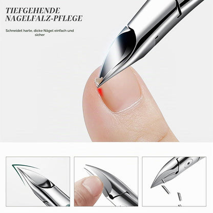 Fußnagelschere Profi – Edelstahl für Dicke & Eingewachsene Nägel