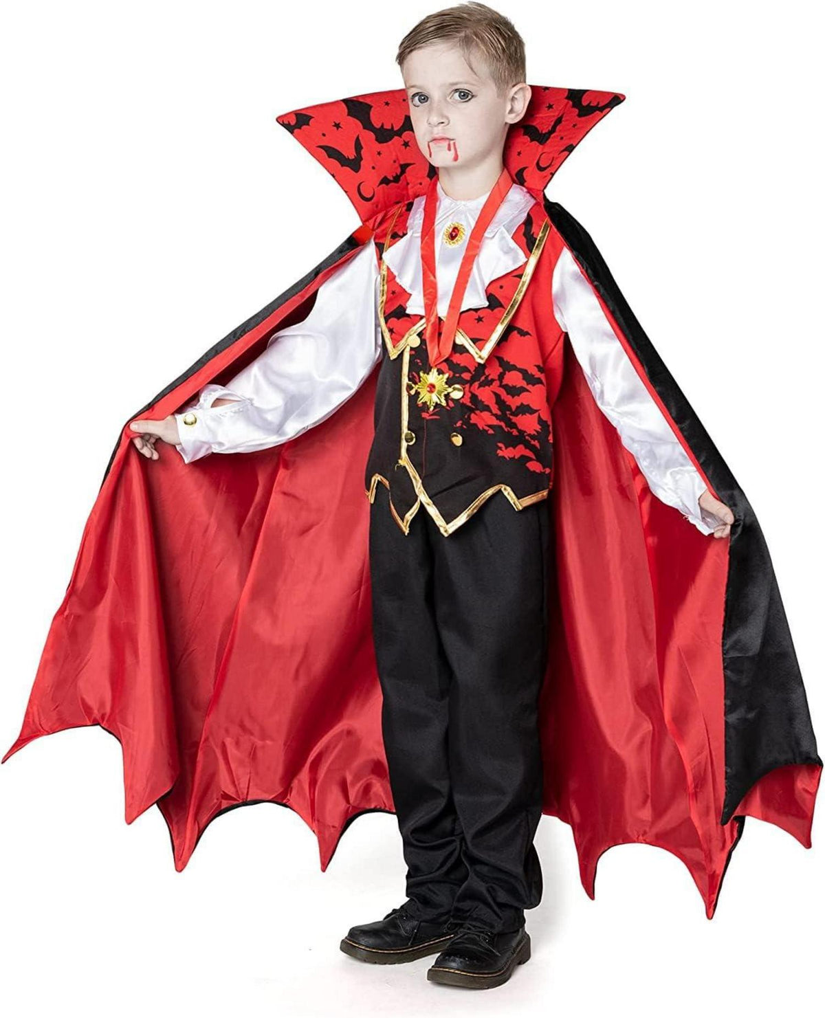 Spooktacular Creations Vampir-Kostüm Kinder Jungen Halloween Rot Small