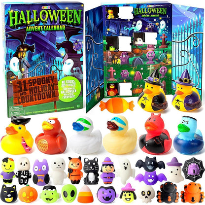 Halloween Adventskalender mit 31 Überraschungs-Spielzeugen
