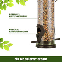 Vogelfutterhaus Metall zum Aufhängen für Wildvögel, 2