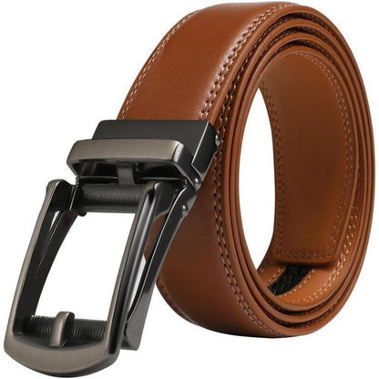 Gürtel Herren Automatik Schnalle Gürtel 3.5 CM in Lederoptik
