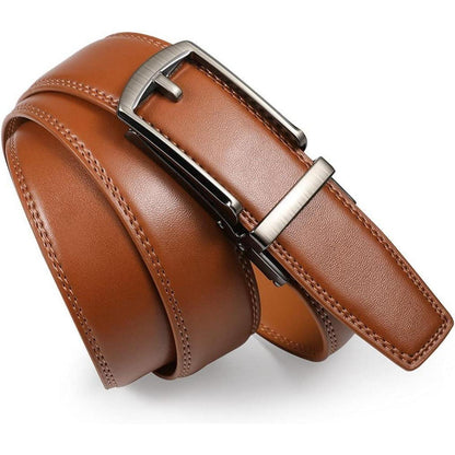 Gürtel Herren Automatik Schnalle Gürtel 3.5 CM in Lederoptik