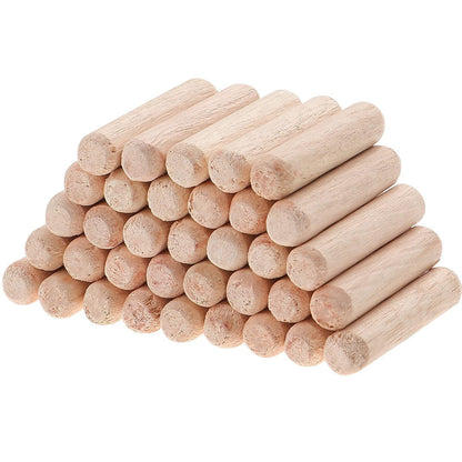 Holzdübel Set 1000 Stück 6x30mm Buche Riffeldübel für Möbel und DIY