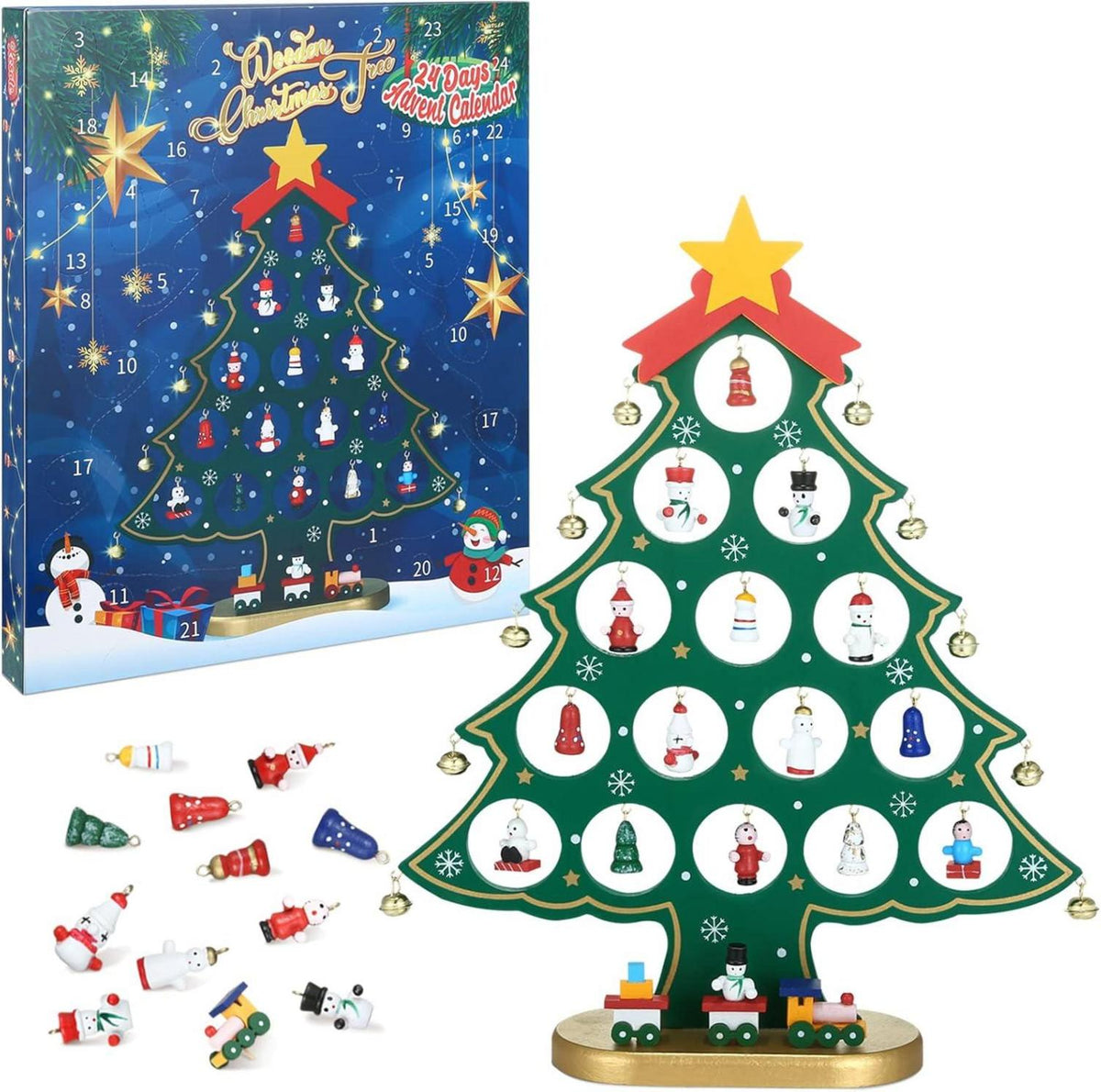 Adventskalender für Kinder Weihnachtsdekoration DIY Kit