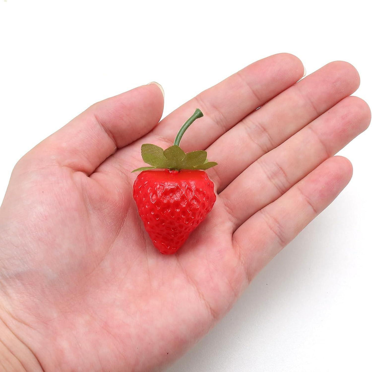 Künstliche Erdbeeren Simulation Lebensecht Dekoration 30 Stück Rot