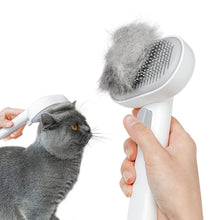 Profi Katzenbürste mit Auslöseknopf für Kurz- und