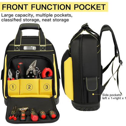 Werkzeugrucksack 43cm mit Gummiboden, robust 1680D