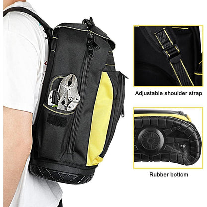 Werkzeugrucksack 43cm mit Gummiboden, robust 1680D