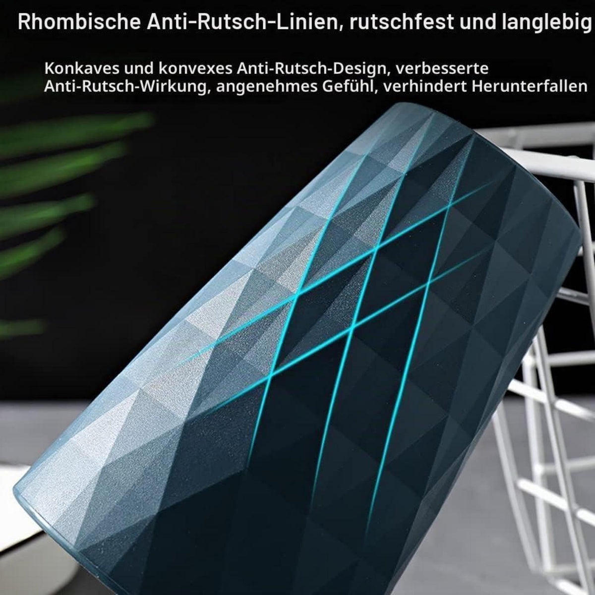 4er-Set Zahnputzbecher Kunststoff – Nordischer Stil
