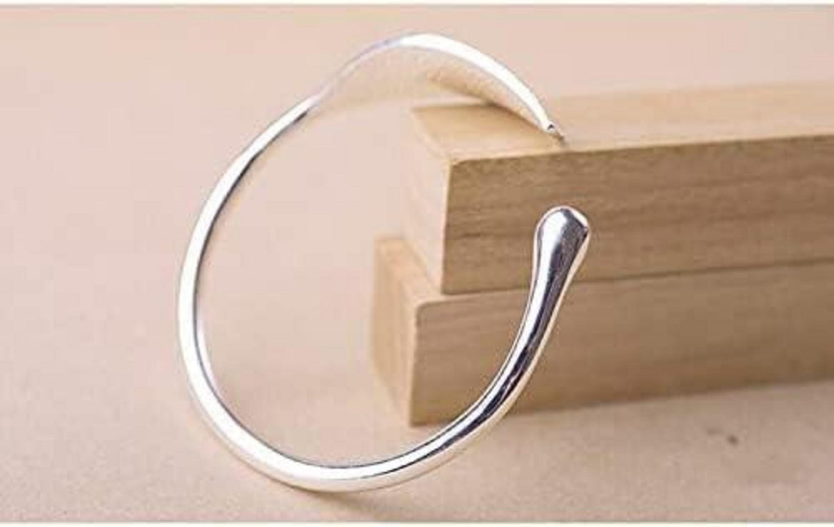 Charm Armband Blatt Damen Verstellbar Sterling Silber 925