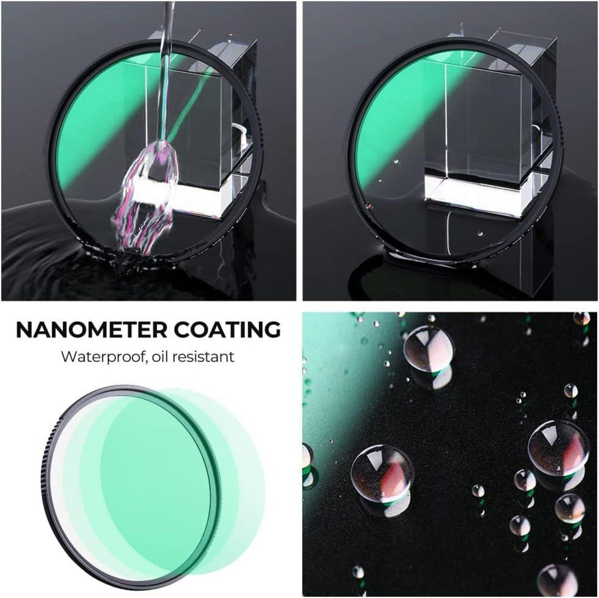 82mm Black Mist 1/2 Filter Optisches Glas Nano-Beschichtung