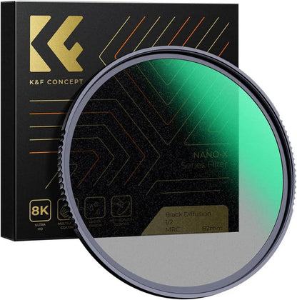 67mm Schwarz Promist 1/2 Filter Optisches Glas 28x Nano-Beschichtung
