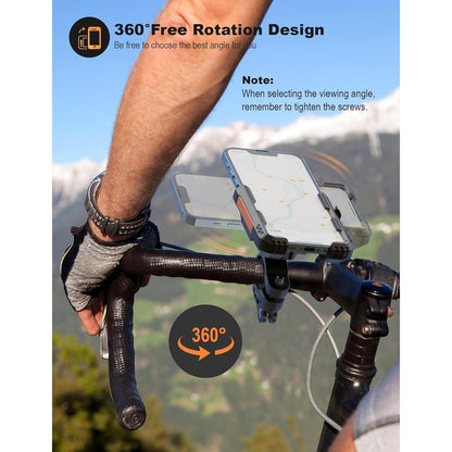 Fahrrad Handyhalterung Schnellspanner 1s, 360° Drehung