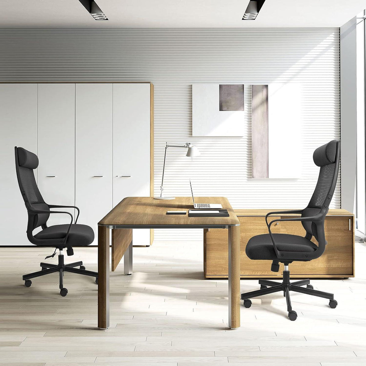 Schreibtischstuhl Bürostuhl Ergonomisch Drehstuhl mit