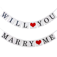 "Will You Marry Me" Girlande – Heiratsantrag & Hochzeitsdeko