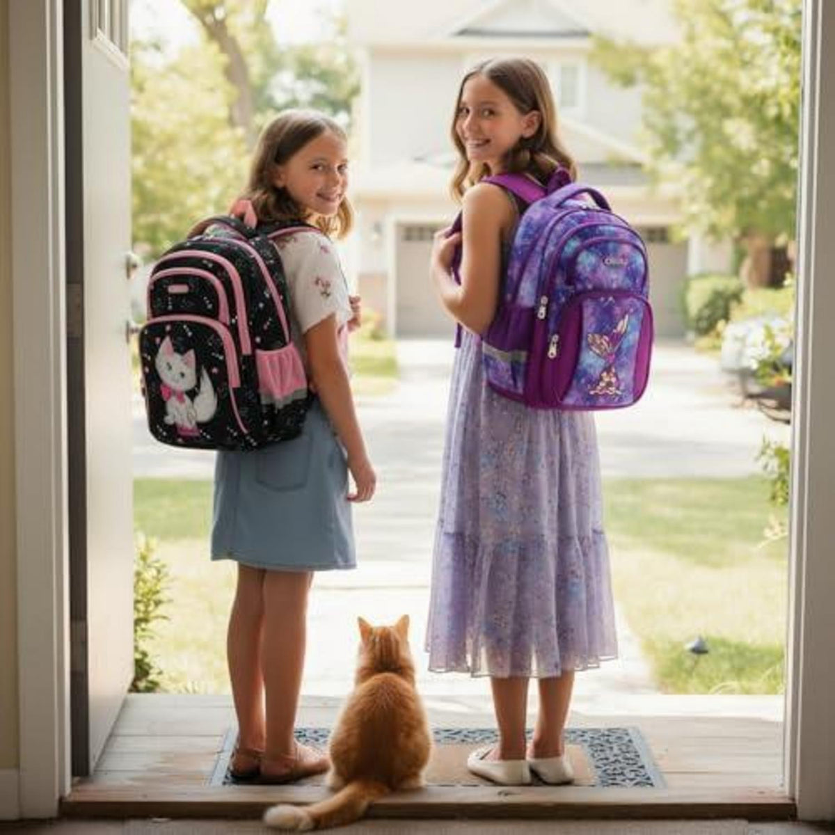 Kinderrucksack Meerjungfrau – Schulrucksack für Jungen & Mädchen 5-10 Jahre