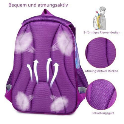 Kinderrucksack Meerjungfrau – Schulrucksack für Jungen & Mädchen 5-10 Jahre