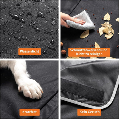 Kofferraumschutz Hund Wasserdicht Robust Schwarz XL 208x105cm