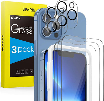 SPARIN Schutzfolie für iPhone 13 Pro 6,1 Zoll - 3 Displayschutzfolie