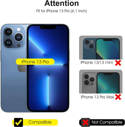 Displayschutzfolie und Kameraschutz für iPhone 13 Pro 6,1