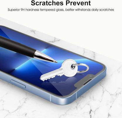 Schutzfolie iPhone 13 Pro 6,1 Zoll, Displayschutz + Kameraschutz 3+2er Set 2021
