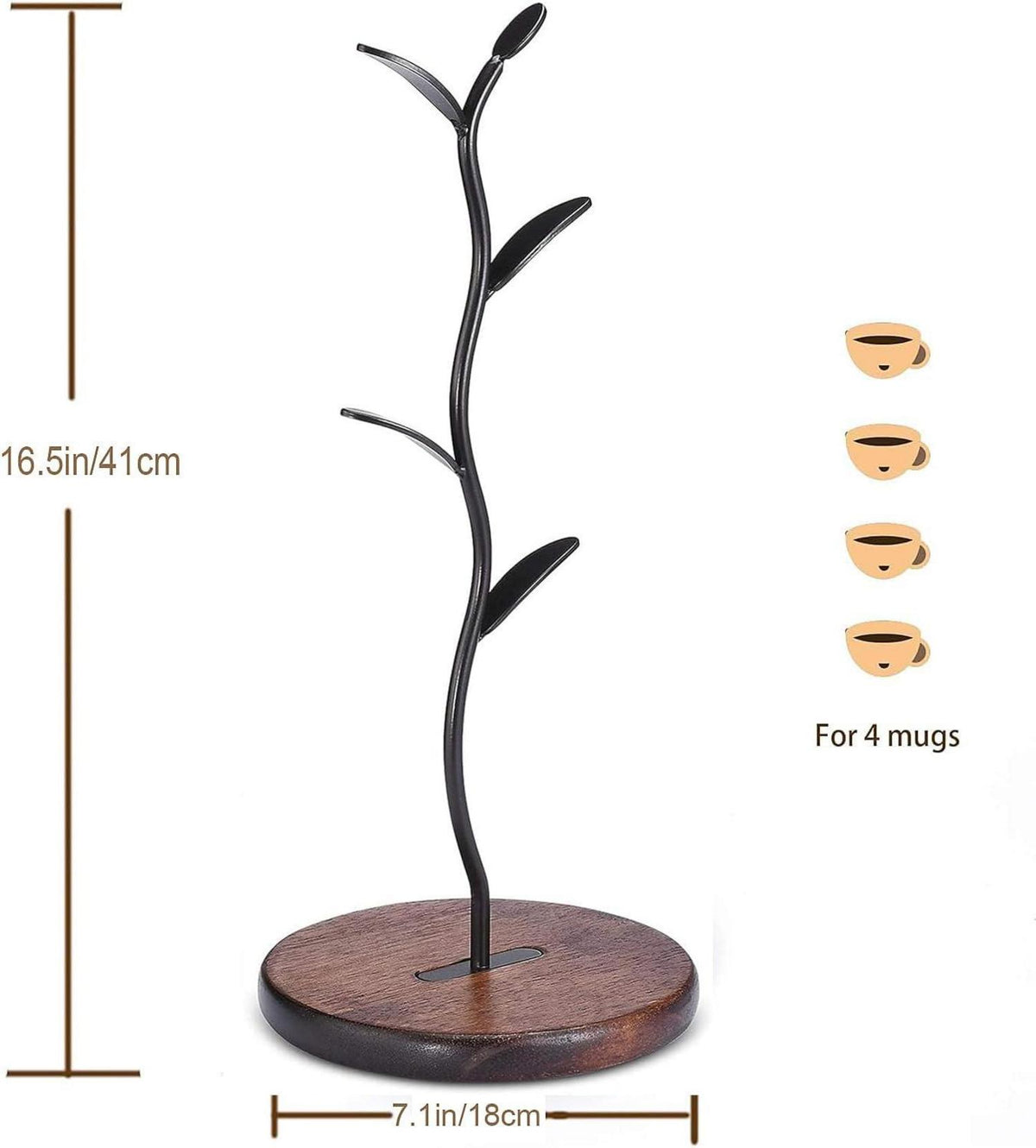 Tassenständer Tassenhalter Küche Kaffeebecherhalter Ordnungssystem