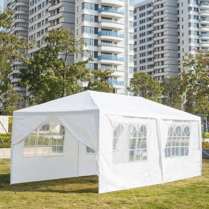 3x6m Faltpavillon – Wasserdichtes Partyzelt mit 6 UV-Wänden