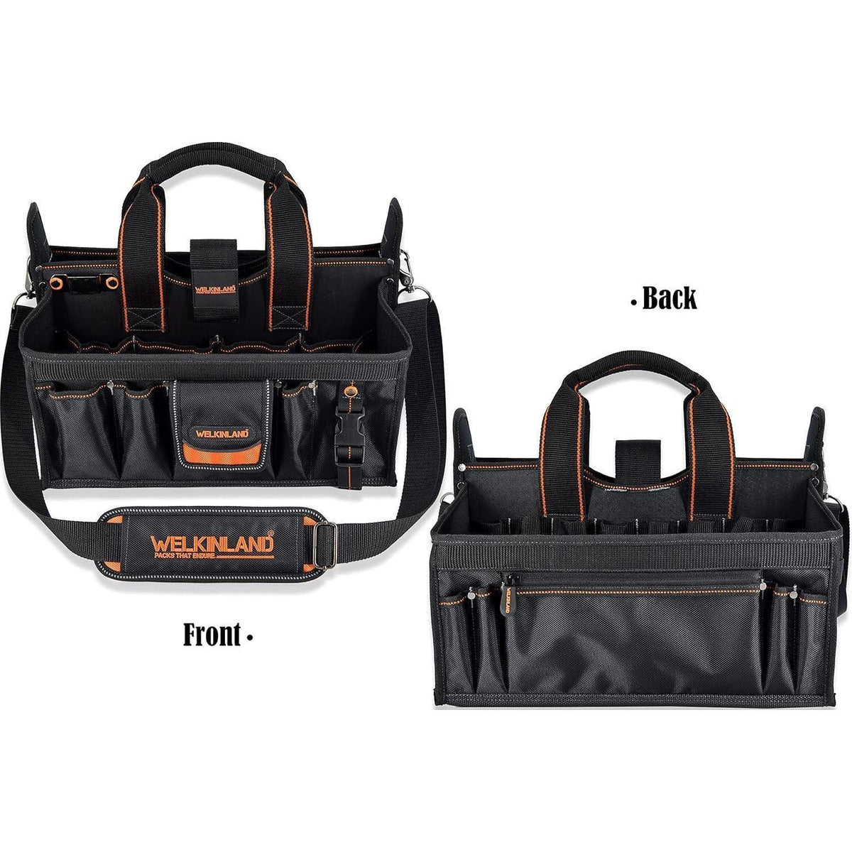 Werkzeugtasche Elektriker/HLK mit Steckdosen-Organizer