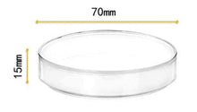 20x Kunststoff-Petrischalen 70x15mm Steril mit Deckel, Labor
