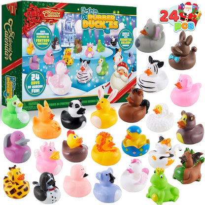 JOYIN Adventskalender 2026 mit Tiergummis für Kinder, 24