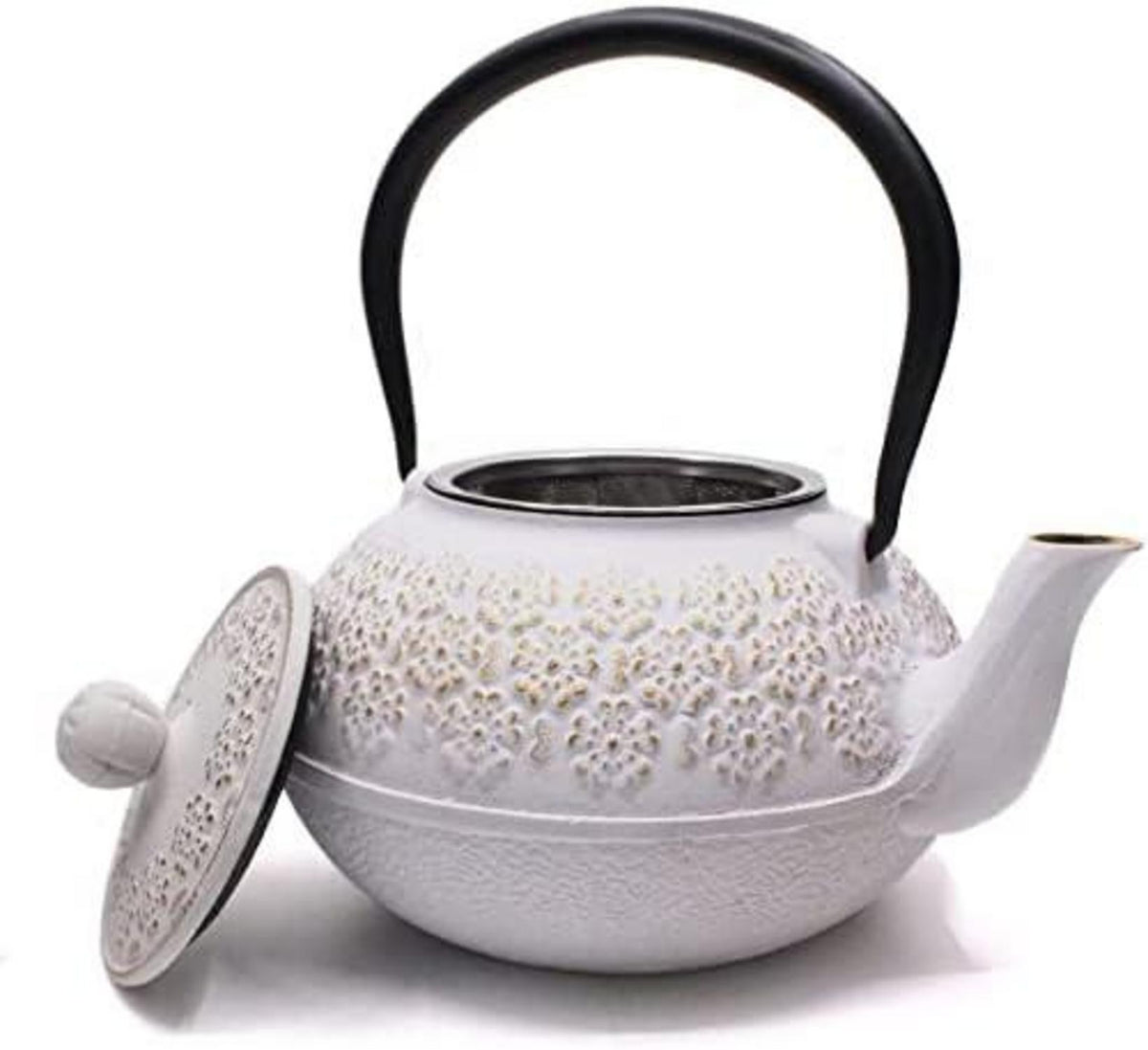 Gusseisen Teekanne mit Teesieb 800 ml japanischer Teekessel