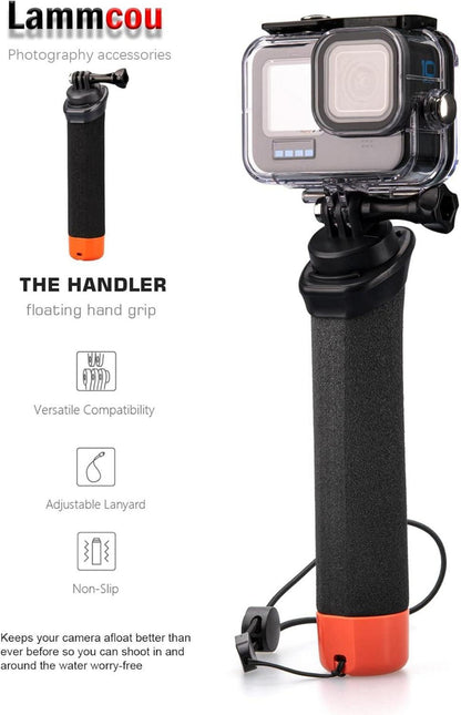 Lammcou Actioncam Schwimmender Griff für GoPro Hero 13 12 11