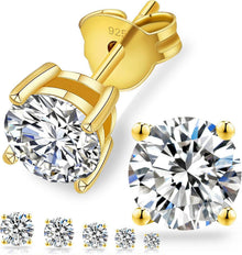 Moissanite Ohrstecker Diamant Silber 925 Damen Brillant 1,2 ct VVS1