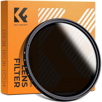 49mm Variabler ND Filter ND2-ND400 Slim Neutral Graufilter