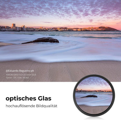 49mm Variabler ND Filter ND2-400 Slim Neutral Graufilter