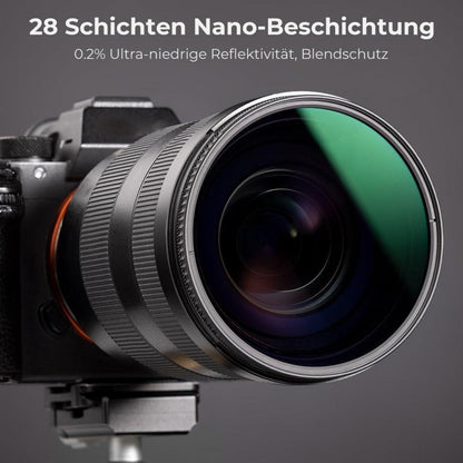 Polfilter 86mm CPL mit 28x Vergütung für mehr Kontrast