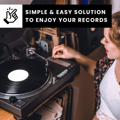 Antistatik Schallplattenbürste Reinigungsset 4in1 Vinyl LP