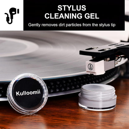 Antistatik Vinyl Reinigungsset 4in1 | Schallplattenbürste LP Zubehör
