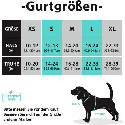 PoyPet Hundegeschirr ohne Zug, Rosa, Größe XL