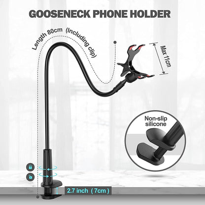 Flexibler Schwanenhals Handyhalter für Bett & Sofa