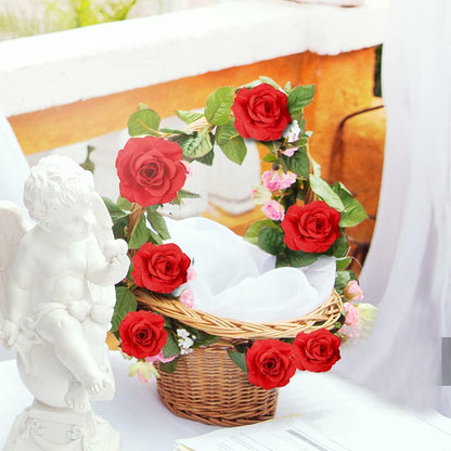 Künstliche Rosenköpfe Rot 50 Stück 6cm für Deko & Basteln