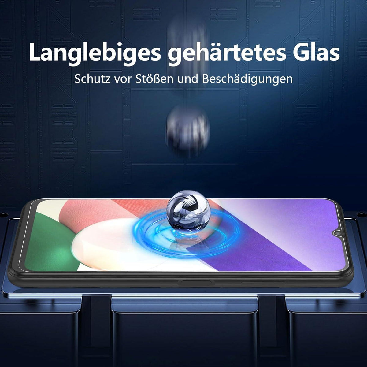 Hartglas Displayschutzfolie für Samsung Galaxy A22 5G