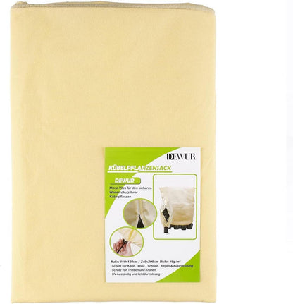 DEWUR Frostschutz Vlies 80g/m² für Pflanzen 120x180cm