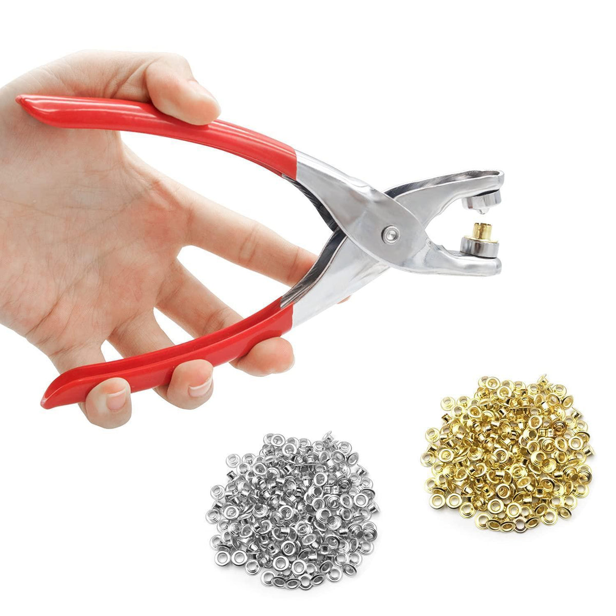 Ösenzange Set mit 400 Ösen – Profi Werkzeug für Planen, Banner & Leder