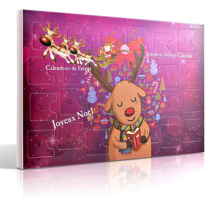 MJartoria Schmuck Adventskalender 2026 Einhorn Weihnachten