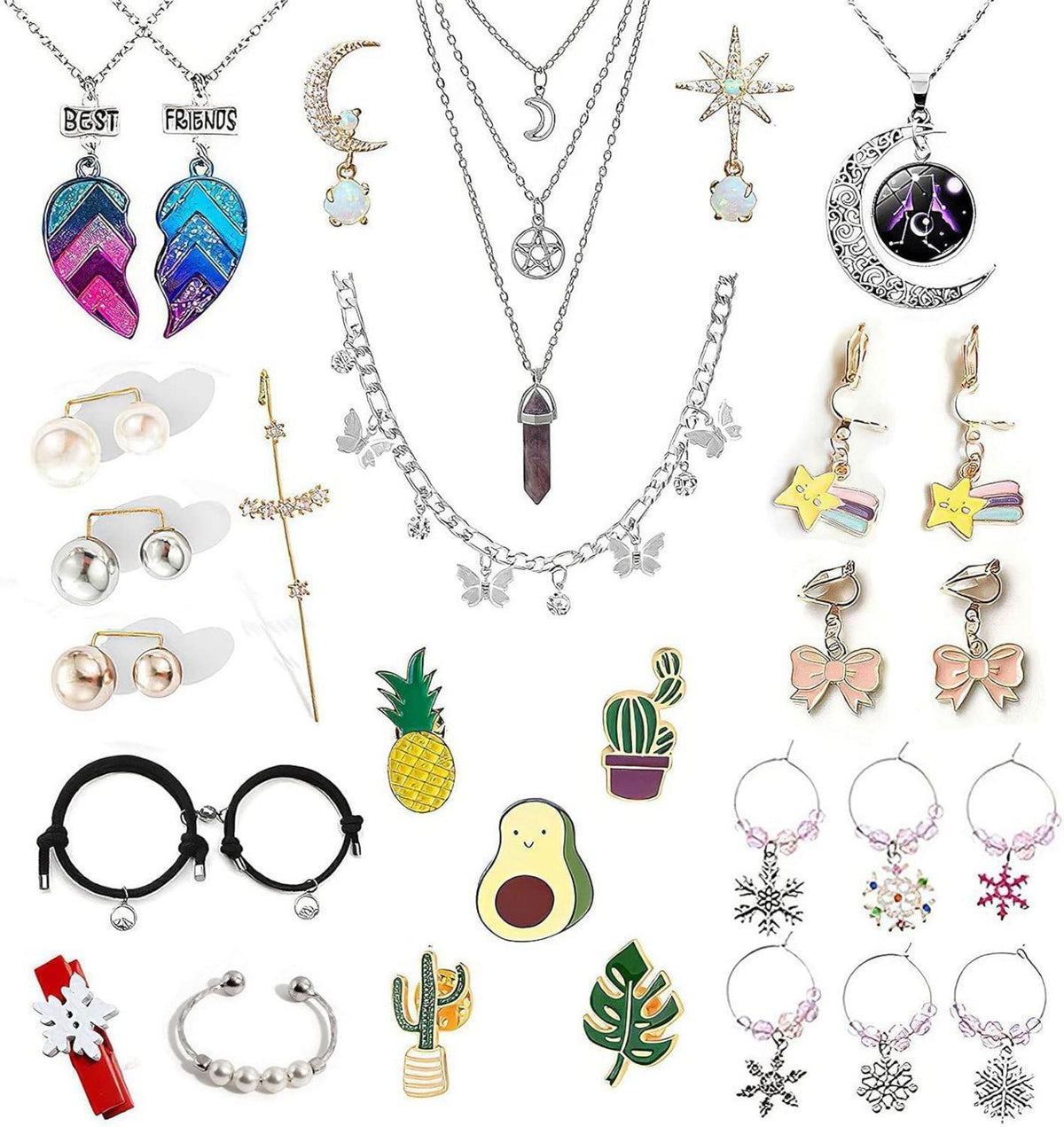 MJartoria Schmuck Adventskalender 2024 Einhorn Weihnachten