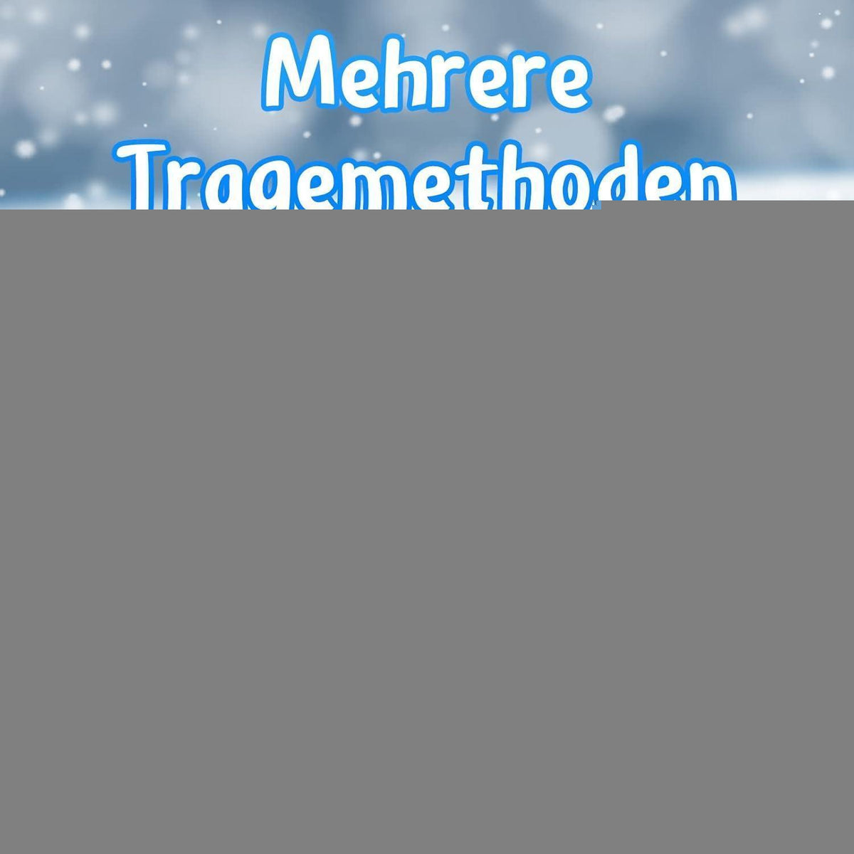 Gestrickte Sturmhaube mit 3 Löchern – Wintergesichtsmaske Schwarz