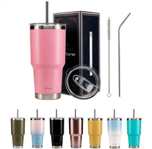 Travel Mug 850ml Kaffeebecher to go Strohhalm Isolierbecher