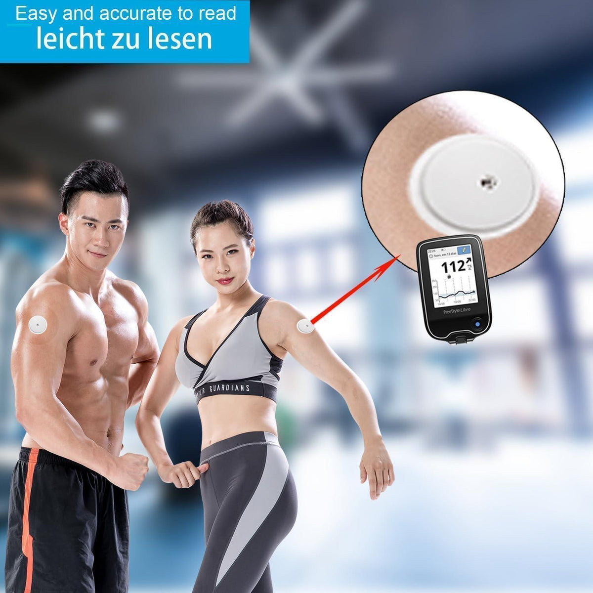 Freestyle Libre Pflaster – 40er Pack | Transparent & Wasserfest